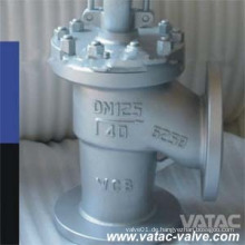 Schräg / Y Typ A216 Wcb Flansch Globe Ventil